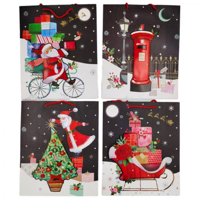 Пакет 30*41,5*12см "Скоро Новый Год", MAYLOTT/260L (12)