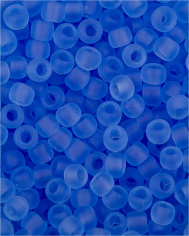 Бисер "ASMAR" размер №8, вес: 450 г, синий матовый