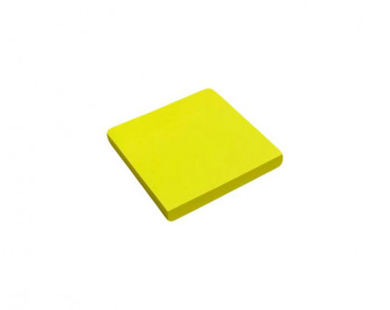 Самоклеящийся блок 76*76 мм, 100л., WENZER OFFiCE, желтый неон