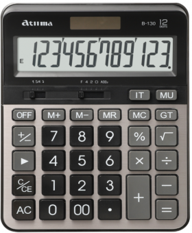 Калькулятор 12- разрядный, размер - 134*185мм, Antima/B-130 (10)