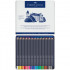 Карандаши цветные Faber-Castell "Goldfaber" 24цв., круглые, заточен., метал. коробка