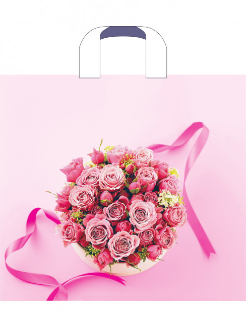 Пакет полиэтиленовый петлевой "Презент" 38х34 см., MILAND/ПТЛ54477