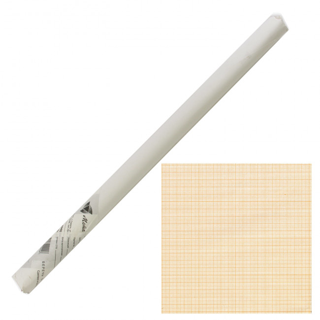 Бумага масштабно-координатная ф.640х40 /5/ оранжевая