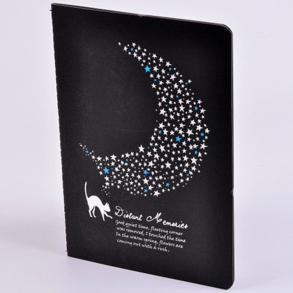 БЛОКНОТ IN STARS, 17,5 х 25,5 cм, 20 листов, черный внутренний бумажный блок, плотность бумаги 120г/м2, 4 дизайна в ассортименте БЛОКНОТ IN STARS, 17,5 х 25,5 cм, 20 листов, черный внутренний бумажный блок, плотность бумаги 120г/м2, 4 дизайна в ассортименте