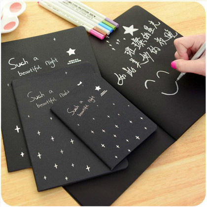 БЛОКНОТ IN STARS, 17,5 х 25,5 cм, 20 листов, черный внутренний бумажный блок, плотность бумаги 120г/м2, 4 дизайна в ассортименте БЛОКНОТ IN STARS, 17,5 х 25,5 cм, 20 листов, черный внутренний бумажный блок, плотность бумаги 120г/м2, 4 дизайна в ассортименте