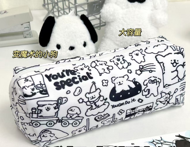 Пенал для канцелярских принадлежностей "Мультяшный котик" на 1 отделение, Магистр, цвета ассорти/ TM0080 Пенал для канцелярских принадлежностей "Мультяшный котик" на 1 отделение, Магистр, цвета ассорти/ TM0080