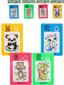 Головоломка 12 элементов "Пятнашки", 8,2х5,5х0,4см, Рыжий Кот/Y1481087