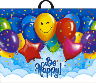 Пакет ПВД петлевой (71*55) 90 мкм "Большой праздник" (шт.) Пакет ПВД петлевой (71*55) 90 мкм "Большой праздник" (шт.)