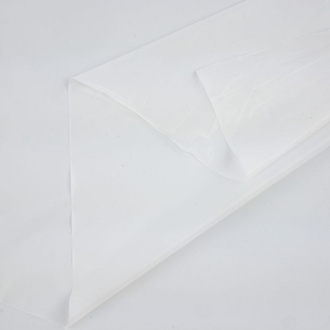 Пленка тишью влагостойкая 60см х 10м, белая, 25мкр