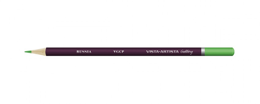 Карандаш цветной художественный заточенный 607 малахитовый, Gallery VISTA-ARTISTA/VGCP 607 (6)