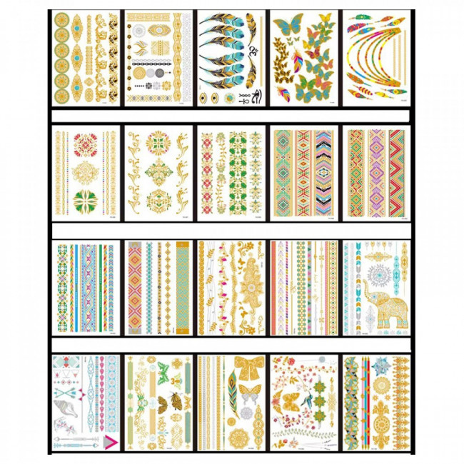 Тату-наклейка-флэш 145*210мм, MAYLOTT/YH081100 (20)