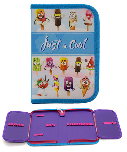 Пенал 1 отд. CJ-12004 "Весёлые мороженки" с 2-мя створками, текстиль 21*14*4см, голубой (1/1/100) Пенал 1 отд. CJ-12004 "Весёлые мороженки" с 2-мя створками, текстиль 21*14*4см, голубой (1/1/100)