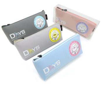 Пенал   CP-507 "Зверята космонавты" косметичка, полиэстер, цвета ассорти, в упаковке ПВХ (1/12/288)