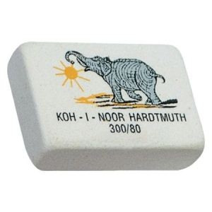 Ластик 300/80 каучук 25х20х6мм, Elephant Koh-I-Noor (80) Ластик 300/80 каучук 25х20х6мм, Elephant Koh-I-Noor (80)