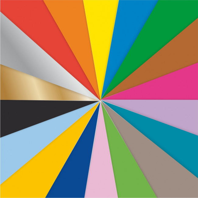 Набор для детского творчества из цветной бумаги А-4 2х стор "Страна чудес" (Красная Королева) 18цв.18л./30/