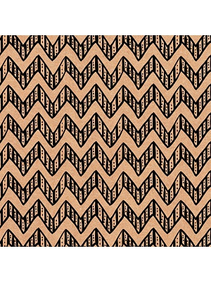 Упаковочная KRAFT бумага ЗигЗаг (1 л в рулоне, 70 Х 100 см) УБ-2179
