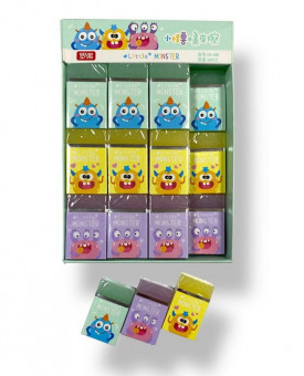 Ластик 45х28х12мм "Little Monster", LOU FOR/ER-488 (36)