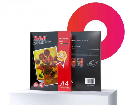 Фотобумага А4 200 г/м2 20л, одностороняя, прозрачная, глянцевая JoJo/JA-1003
