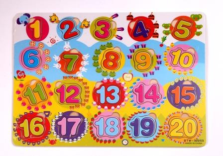 Деревянный набор "Английские буквы". Asmar