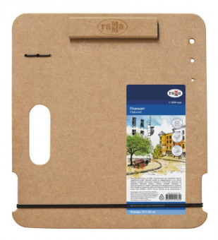 Планшет А4 (33*36 см) "Московская палитра", магнитный зажим, ручка, МДФ Гамма