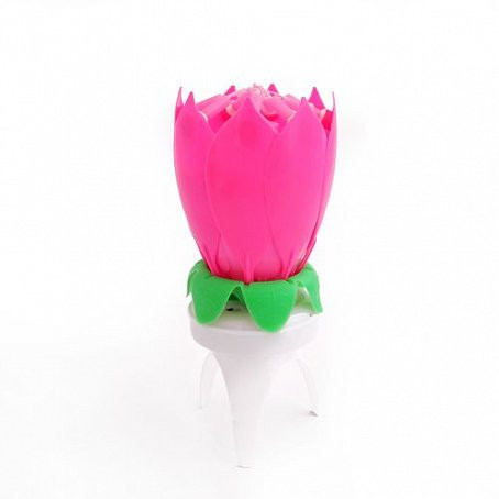 Свеча муз. Цветок Свеча муз. Цветок