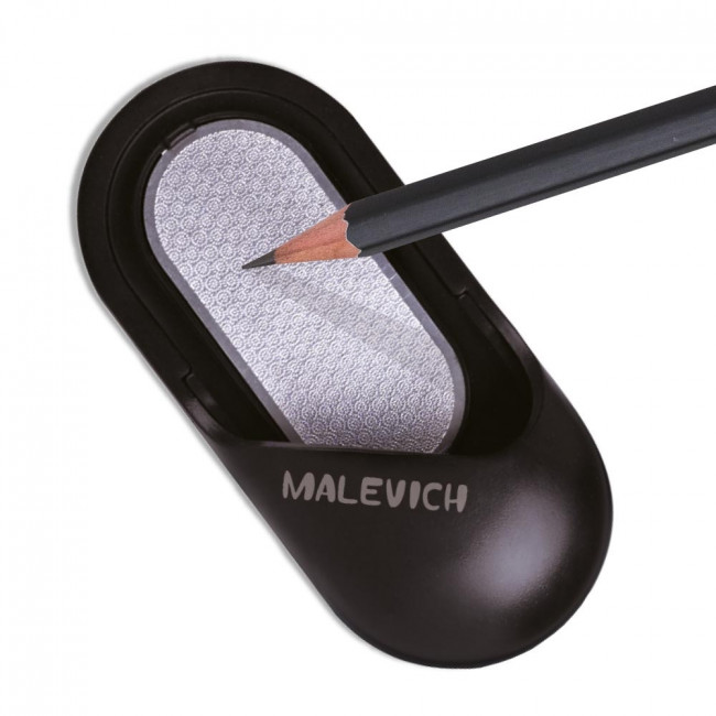 Зажим для бумаги с наждаком для заточки карандаша Малевичъ/195058