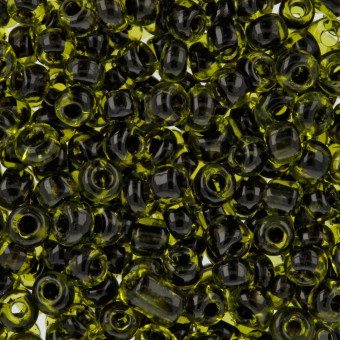Бисер в тубе 11/0  (0301-0324) 20 г №0306 т.зеленый, Zlatka/GR/№0306