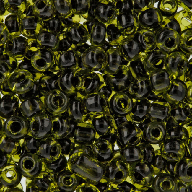 Бисер в тубе 11/0  (0301-0324) 20 г №0306 т.зеленый, Zlatka/GR/№0306