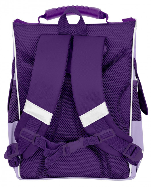 Рюкзак подрост. Schoolformat BASIC MEOW POWER 17 л сирен. 38х28х16 жестк. каркас 1 отд. молния д/девочек