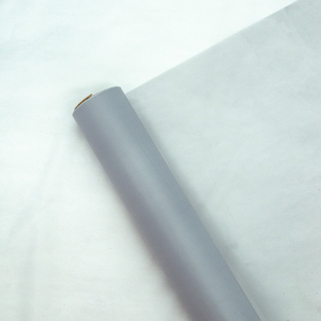 Пленка тишью влагостойкая 60см х 10м, дымчатая, 25мкр