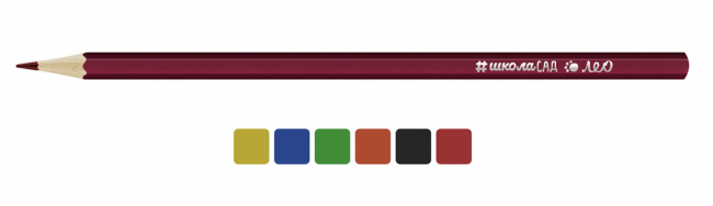 Набор карандашей металлик 6цв"Учись" "ШколаСад" Лео (8)