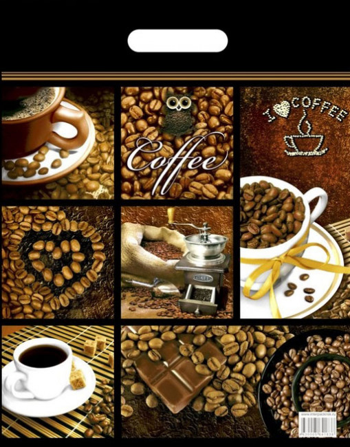 Пакет ПВД (31*40) 60  мкм "Кофе"