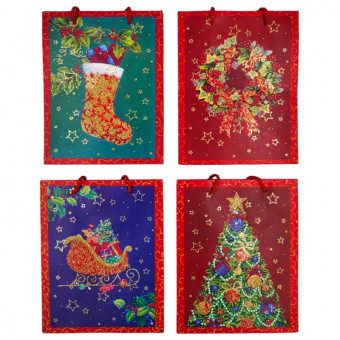 Пакет 31*41*12см "Новогодний", MAYLOTT/285L (12)