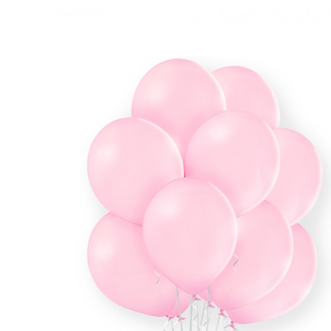 Набор воздушных шаров размер 18, цвета монохром, 5 видов,50шт, MAG-260133