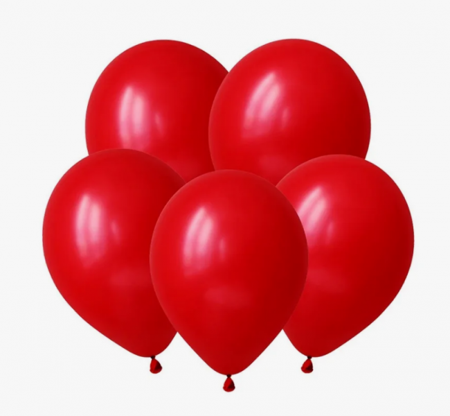 Набор воздушных шаров размер 18, цвета монохром, 5 видов,50шт, MAG-260133