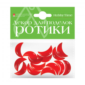 Декоративные элементы "Ротики" 30мм, красные, BV/2-527/04