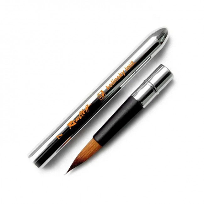 Кисть №7 имитация колонка, ручка круглая складная, Roubloff/PS1-07,0VT