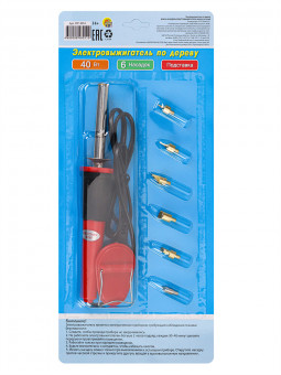 Электровыжигатель по дереву, 40 Вт, Рыжий Кот/НР-8051