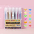 Набор гелевых ручек, 1,0мм 12цв с блёстками, ZUIXUA/HG6120-12