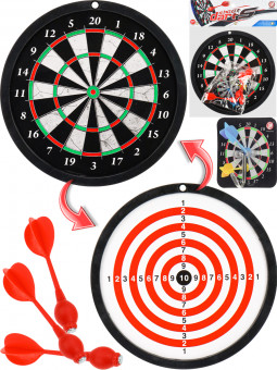 Дартс 18см "Меткость", 3 дротика с магнитами, Рыжий Кот/Y23414037