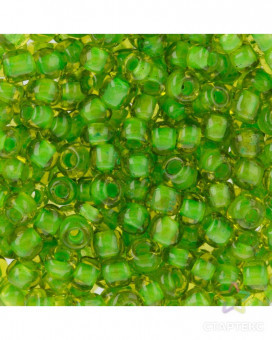 Бисер в тубе 11/0 (0301-0324) 20 г №0319 зеленый, Zlatka/GR/№0319