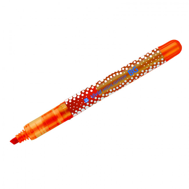 Текстовыделитель 1-3мм, оранжевый Vivid, BG (12)