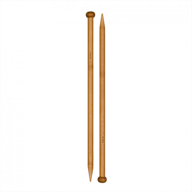 Спицы d12.0мм прямые, бамбук 35см, Gamma