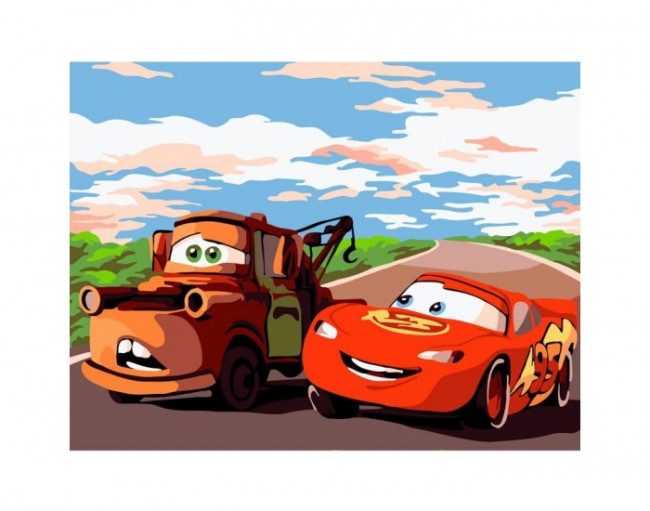 Набор для творчества "Рисование по номерам". "Молния и Мэтр" 30 x 40, DS119 Набор для творчества "Рисование по номерам". "Молния и Мэтр" 30 x 40, DS119