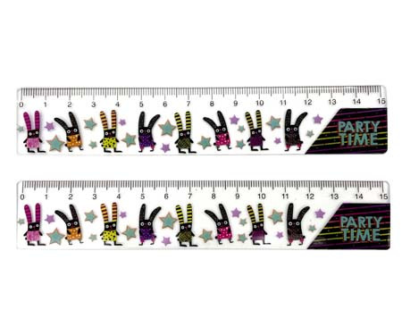 Линейка 15 см. пластиковая INTELLIGENT CM-3008 "Веселые зайчата" с рисунком (12/60/2520) Линейка 15 см. пластиковая INTELLIGENT CM-3008 "Веселые зайчата" с рисунком (12/60/2520)