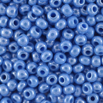 Бисер "ASMAR" размер №12, вес: 450 г, синий перламутровый