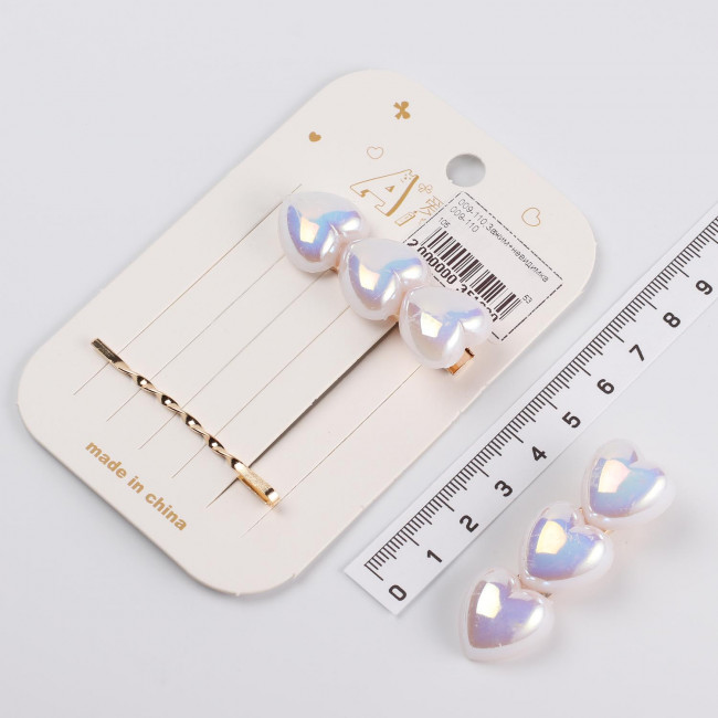 Набор- зажим+невидимка 009-110