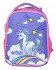 Рюкзак Schoolformat Little unicorn, модель ERGONOMIC 2А4M, жесткий каркас, двухсекционный, 35х26х16 см, 14 л, для девочек Рюкзак Schoolformat Little unicorn, модель ERGONOMIC 2А4M, жесткий каркас, двухсекционный, 35х26х16 см, 14 л, для девочек