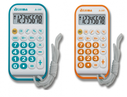 Калькулятор мини, карманный, размер - 109*65мм, Antima/A-109 (60)