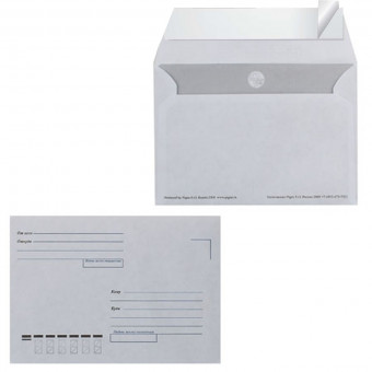 Конверты почтовые 112*164 мм (С6), с подсказом "кому-куда", офсет, силиконовая лента Ряжская печатная фабрика ОАО EPC6S00TX